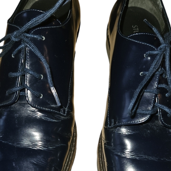 Stuart Weitzman Metro Lace Up Oxford Shoes - Picture 6 of 12